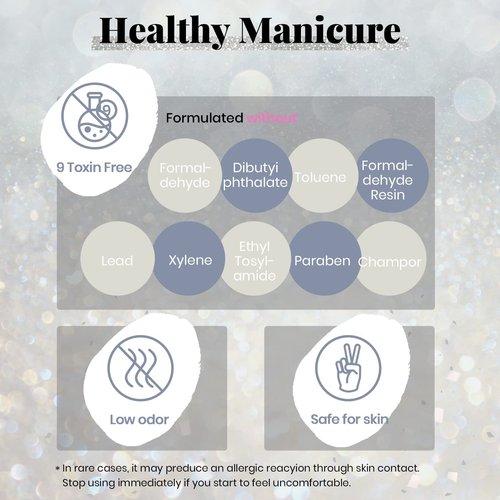 Beetles Reflective Glitter Gel Nail Polish, 15ml Silver Glitter Nail Polish Shimmer Soak Off Uv LED Lamp Gel Nail Art Manicure Salon DIY Home Diamond Gift for Women