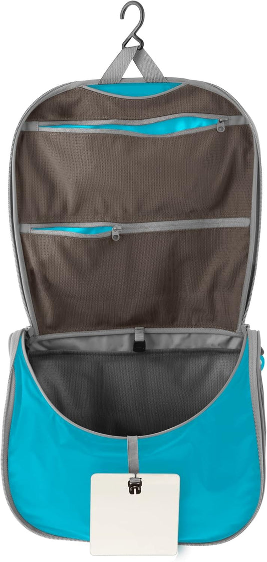 Sea to Summit Large Hanging Toiletry Bag - Travel Organizer for Men & Women | Atoll Blue