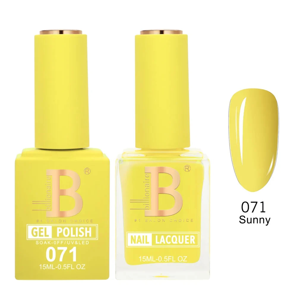 Matching Gel & Lacquer Nail Polish Duo Set - Multiple Colors