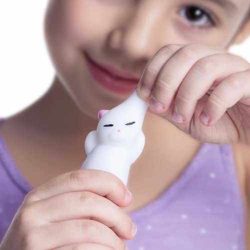 Nutty Toys Squishy Cat Set - 2" Soft Silicone Kawaii Kitties | Unique Stress Relief Toy for Kids & Adults