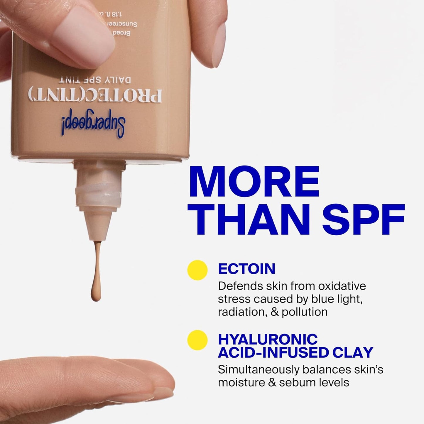 Supergoop! Protec(tint) Daily Skin Tint SPF 50 - Light 46N | Buildable Coverage for Smooth, Even Skin