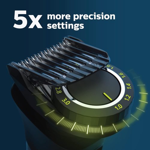 Philips Norelco Multigroom 7000 - All-in-One Beard Trimmer & Hair Clipper - 19-Piece Grooming Kit with Soft Pouch, MG7910/49