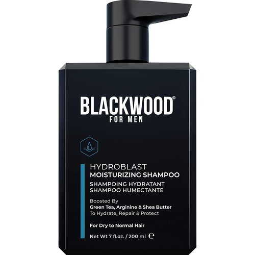 Blackwood For Men Hydroblast Moisturizing Shampoo - Nourishing Formula for Coarse, Dry Hair - 7 Oz