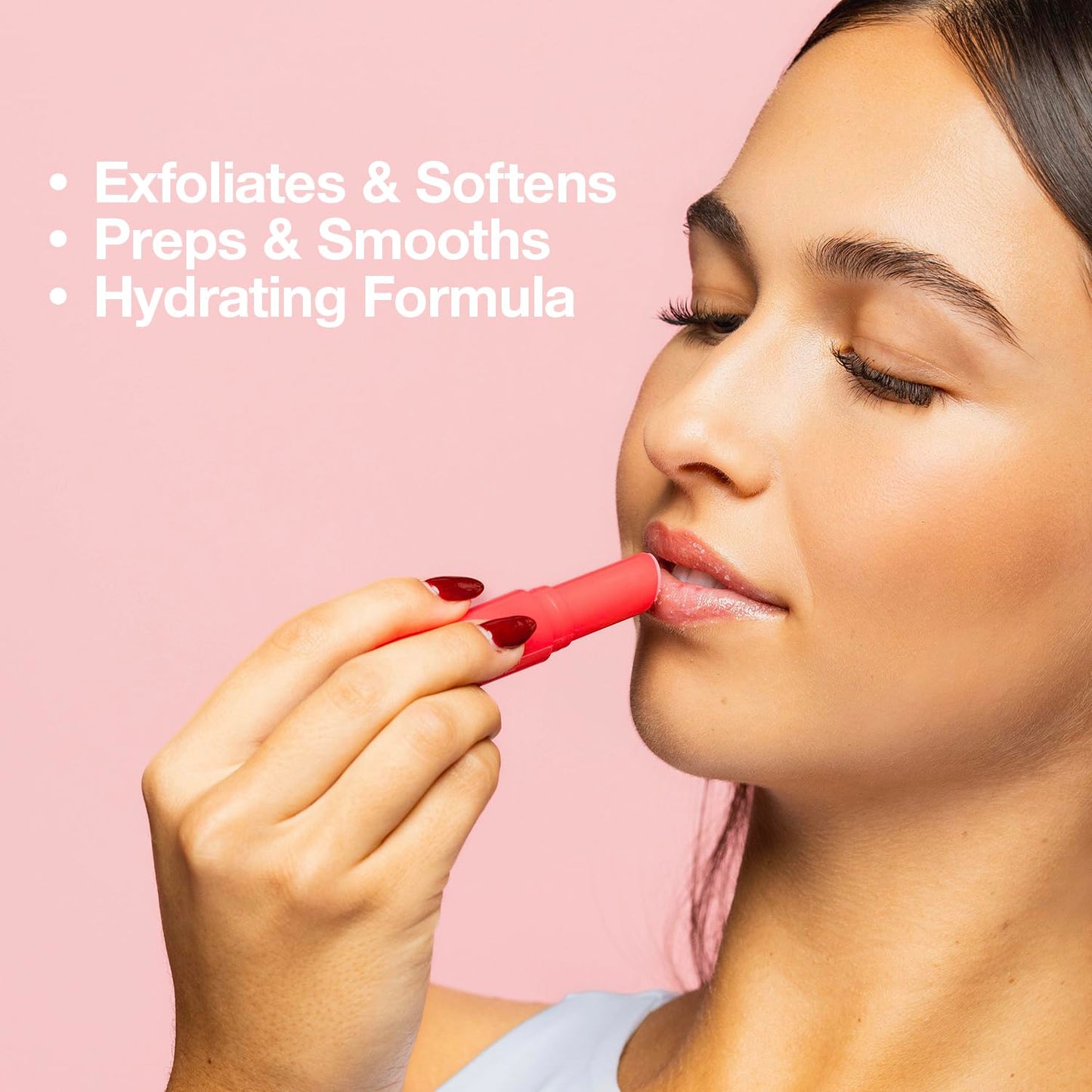 Palladio Lip Scrub Exfoliator Moisturizing Scented Lips Scrubber For Exfoliating & Smoothing Lips, Infused With Watermelon Extract Coconut & Vitamin E, Vegan & Cruelty-free