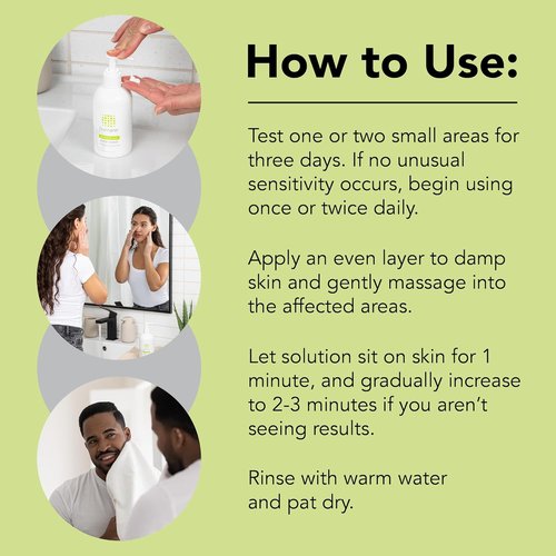 Humane Benzoyl Peroxide Acne Body Wash - 10% Maximum Strength Treatment for Face & Body - 8 Fl Oz - Vegan & Cruelty-Free