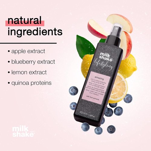 milk_shake Lifestyling Anti-Humidity Spray - Frizz Control & Heat Protectant, 6.8 Fl Oz
