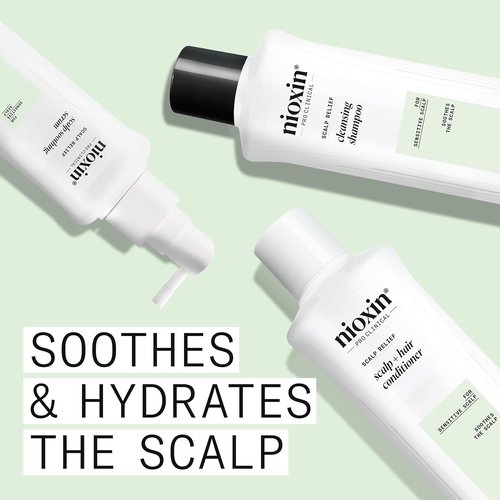 NIOXIN Scalp Relief Scalp Soothing Serum | Leave-in Treatment for Sensitive Scalp| Made with Aloe Vera and Vitamin E | 3.3 Fl Oz