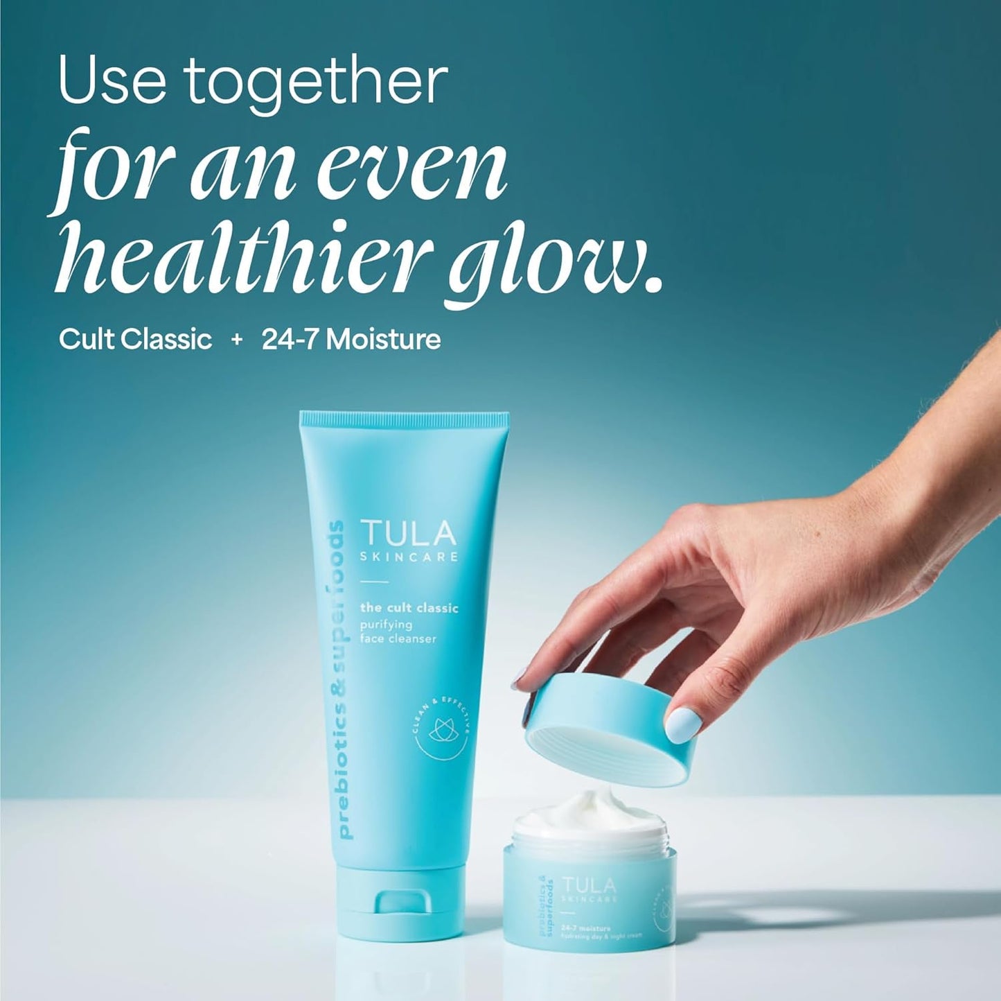 TULA Skin Care Purifying Face Cleanser - Gentle Makeup Remover for Nourished, Hydrated Skin
