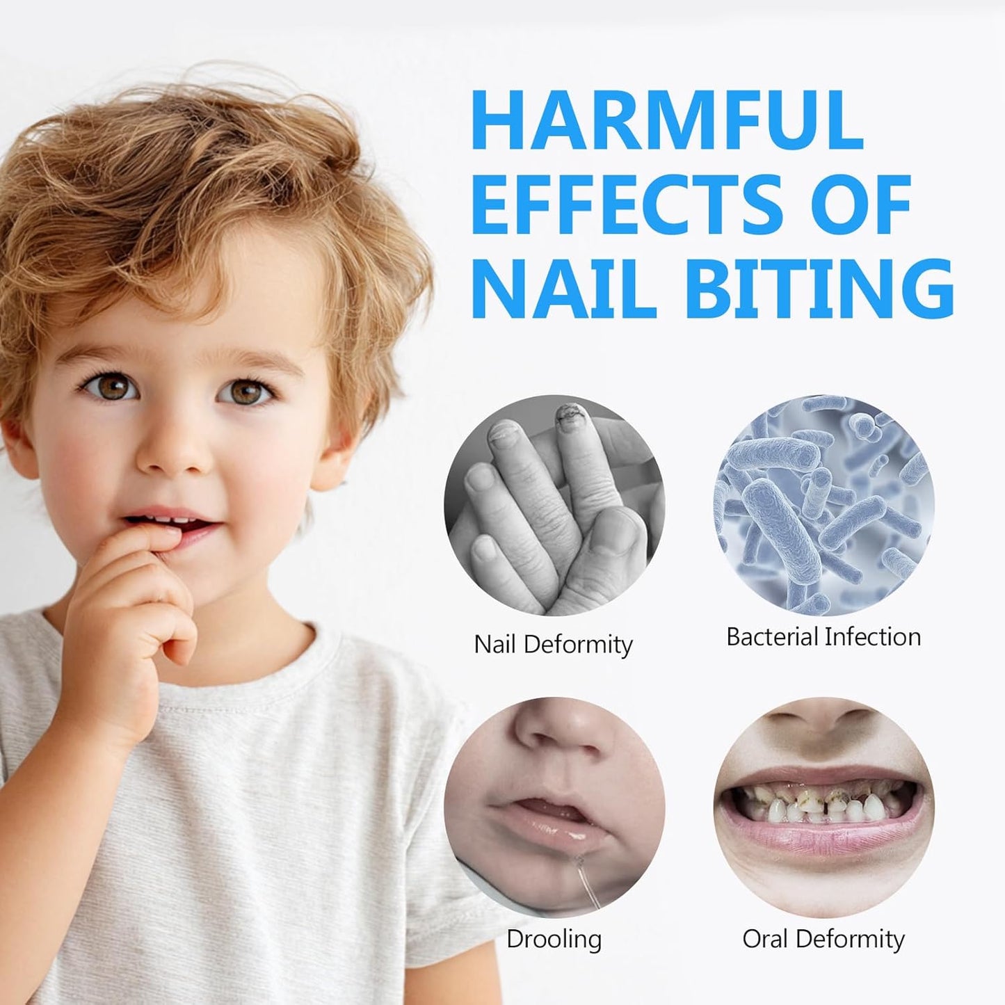 Skiennix Nail Biting Treatment - Natural Bitter Nail Polish for Kids & Adults | 10ml Long-Lasting Formula