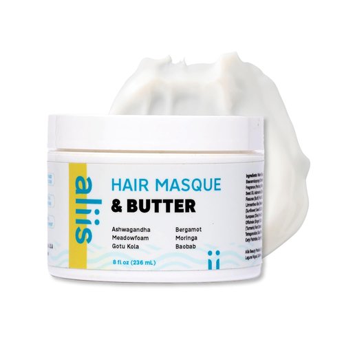 ALIIS Hair Masque & Butter - Deep Conditioning Treatment for Dry, Damaged Hair - Moisture-Rich, Sulfate-Free, 8 oz