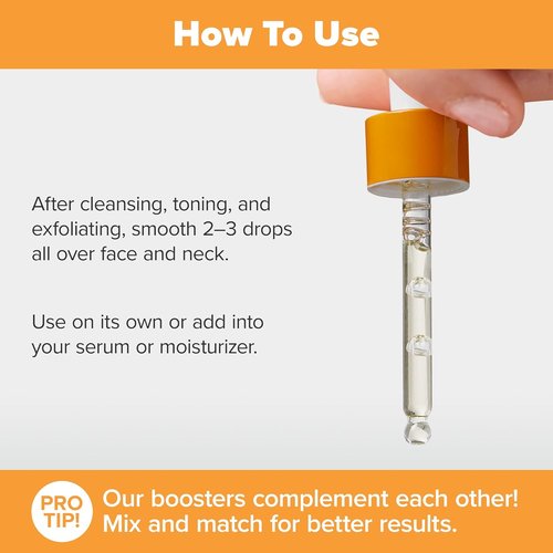 Paula's Choice BOOST C15 Super Booster - 15% Vitamin C Serum for Radiant Skin | C5 Moisturizer with 5% Vitamin C & Squalane