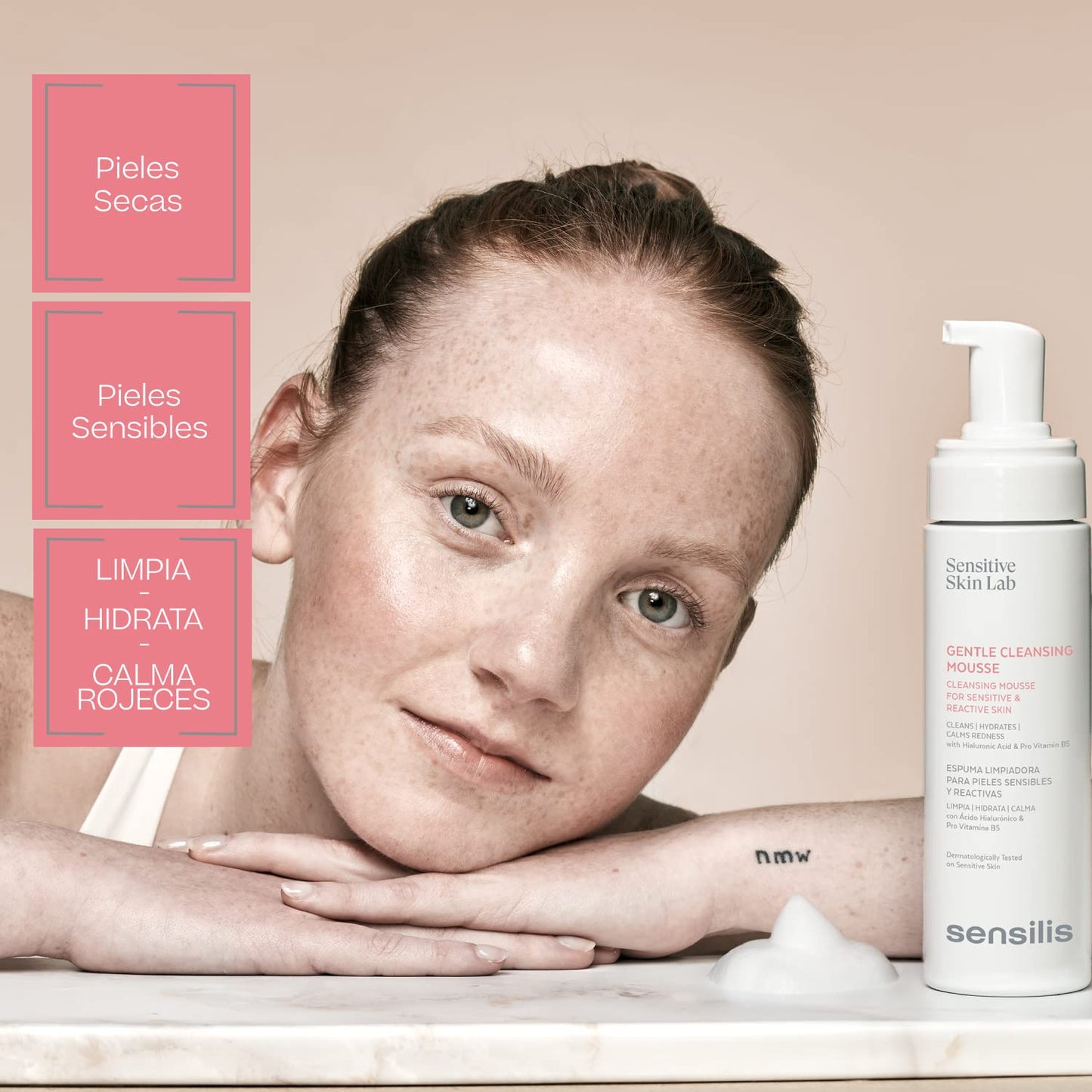 Sensilis Gentle Cleansing Mousse - 200ml Hydrating Foam for Soft, Clean Skin