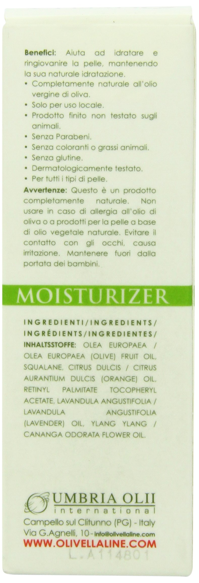 Olivella Olivella All Natural Virgin Olive Oil Moisturizer, for All Skin Types, 1.69 Oz, 1.69 Oz