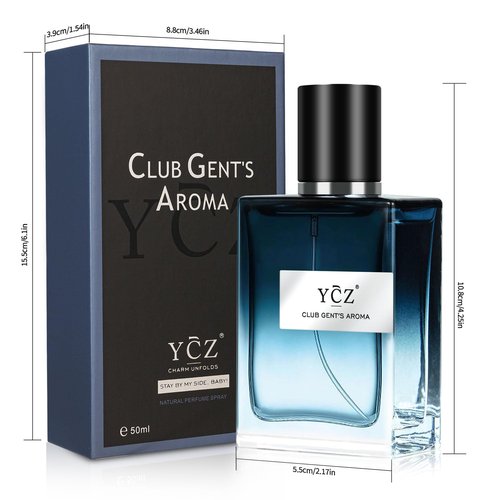 Ycz Club Perfume for Men, 1.7oz Cologne For Men, Nightclub Essential Fragrance, Long Lasting Cologne for Men with Aromatic Woody Notes of Aldehyde,Making it the Ideal gentlemen’s Gift