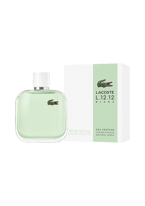 Lacoste L.12.12 Blanc - Classic White Men's Fragrance | Fresh & Elegant Scent for All-Day Wear