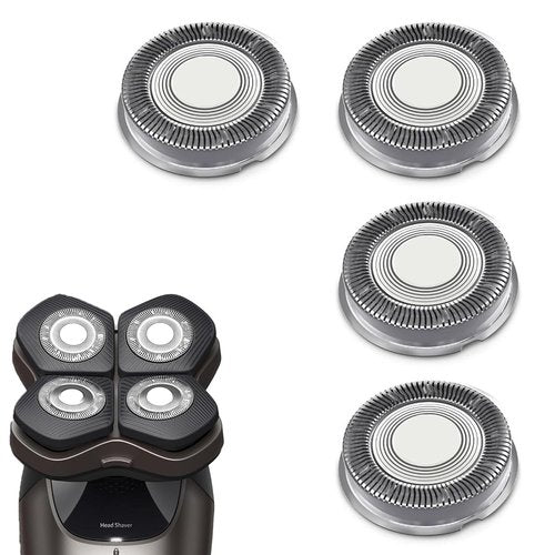 HS740/40 Replacement Blades for Philips Norelco Head Shaver Pro 5000/7000/9000 Series - 4-Pack