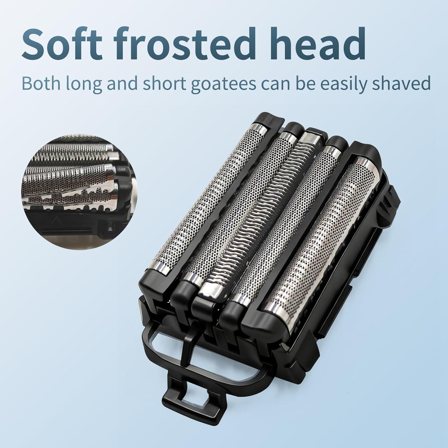 Skiennix 5-Blade Replacement Foil Head - Compatible Cutter Blade Set for ES9032, ES9034, ES9036, ES9038 Electric Shavers