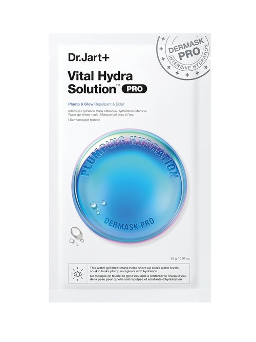 Dr.Jart+ Dermask Vital Hydra Solution | Hydrating Korean Face Mask with Hyaluronic Acid for Radiant Skin