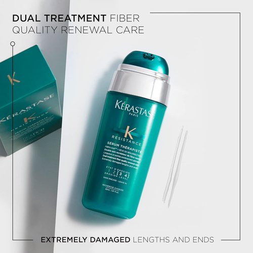 KERASTASE Resistance Serum Therapiste - Repairing Hair Serum for Very Damaged Hair | Intense Hydration & Heat Protection Up to 450°F