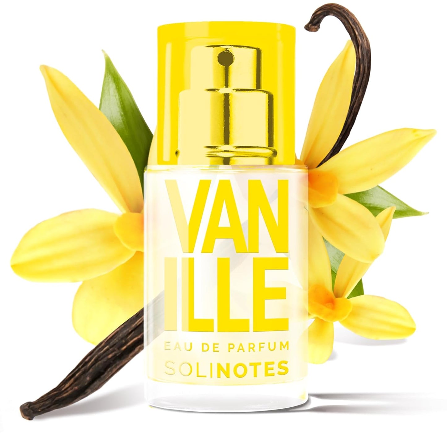 SOLINOTES Vanilla Perfume for Women - Delicate Floral Eau De Parfum | Vegan & Made in France - 0.5 fl. oz