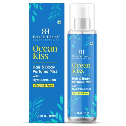 Botanic Hearth Ocean Kiss Hair Perfume - Long-Lasting Alcohol-Free Body Mist for All-Day Freshness | 3.4 Fl Oz