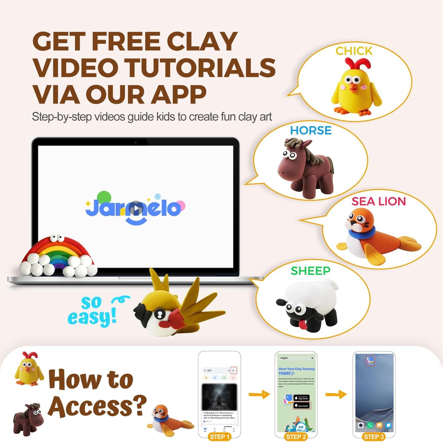 Skiennix Air Dry Clay Kit for Kids - Magic Modeling Clay with Storage Box & Tools | Perfect for Ages 6-12