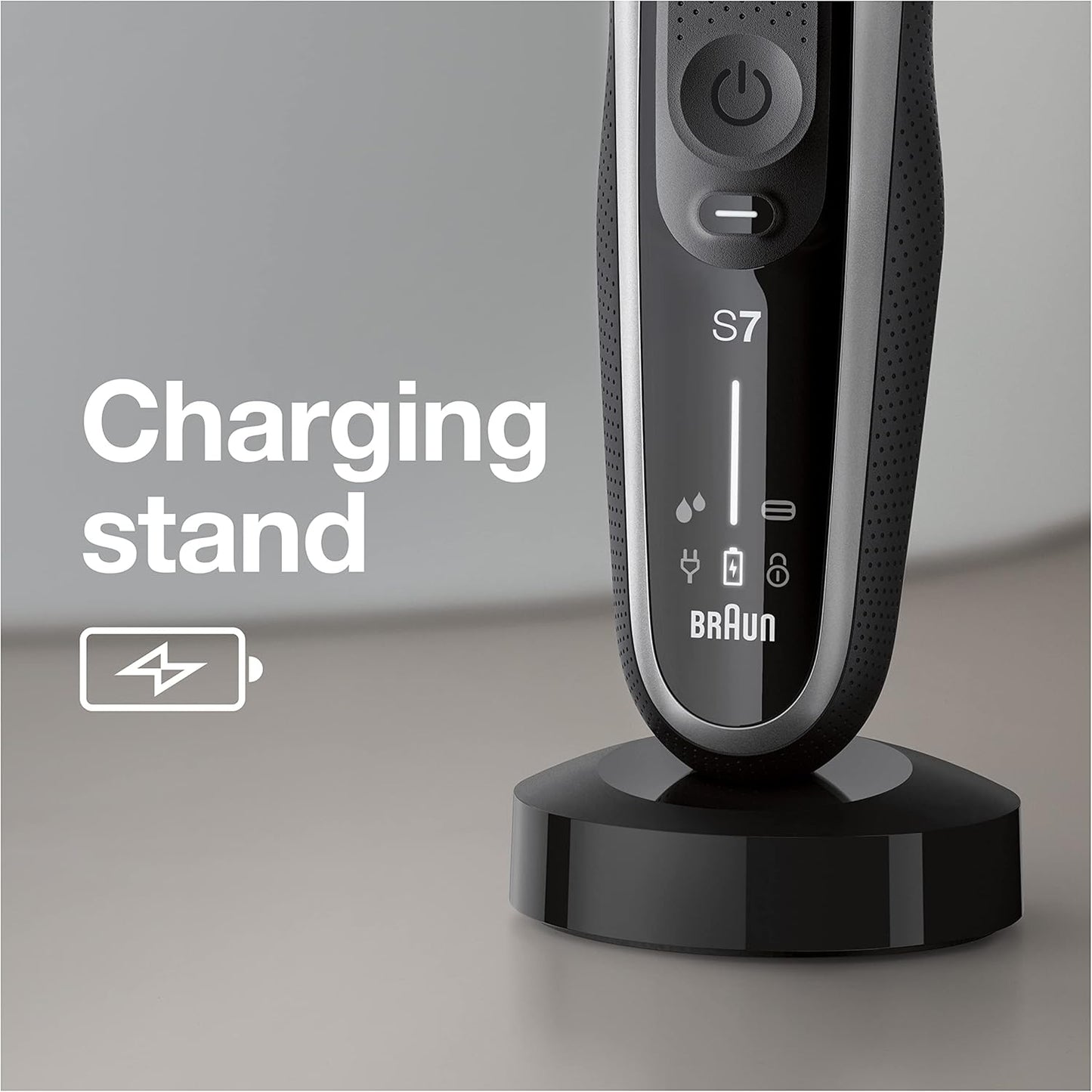 Braun Series 7 7032CS Electric Razor for Men - Wet & Dry Rechargeable Foil Shaver with Beard Trimmer | Silver