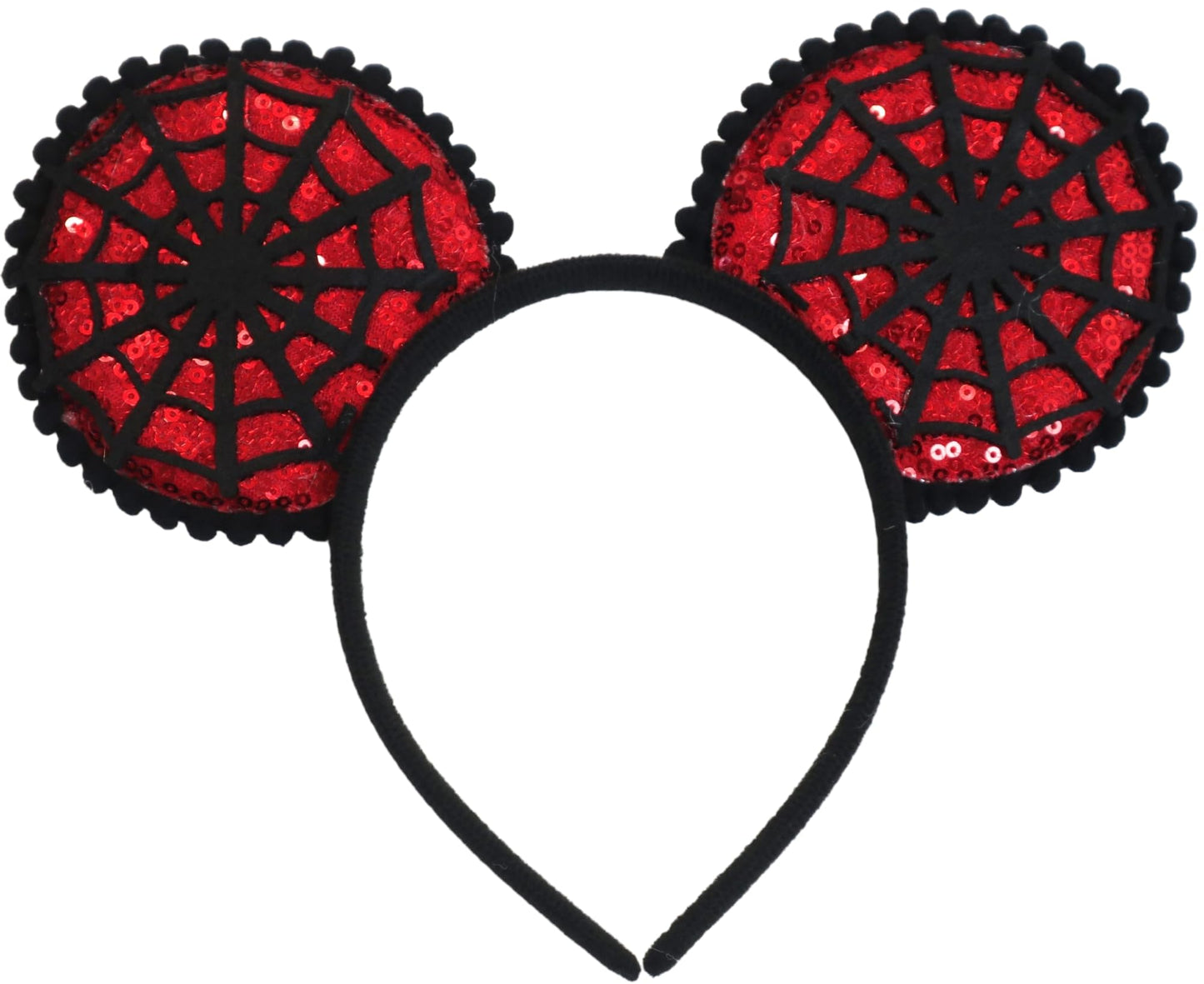 CLGIFT Super Hero Mickey Ears, Adult Mickey Ears, Women Mouse Ears, Minnie Ears, Super Hero Minnie Ears, Avengers Mickey Ears (Spiderman Ear)