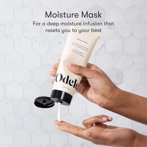 Odele Moisture Hair Mask - Nourishing Conditioner Treatment with Jojoba & Argan Oils | 8 Fl Oz