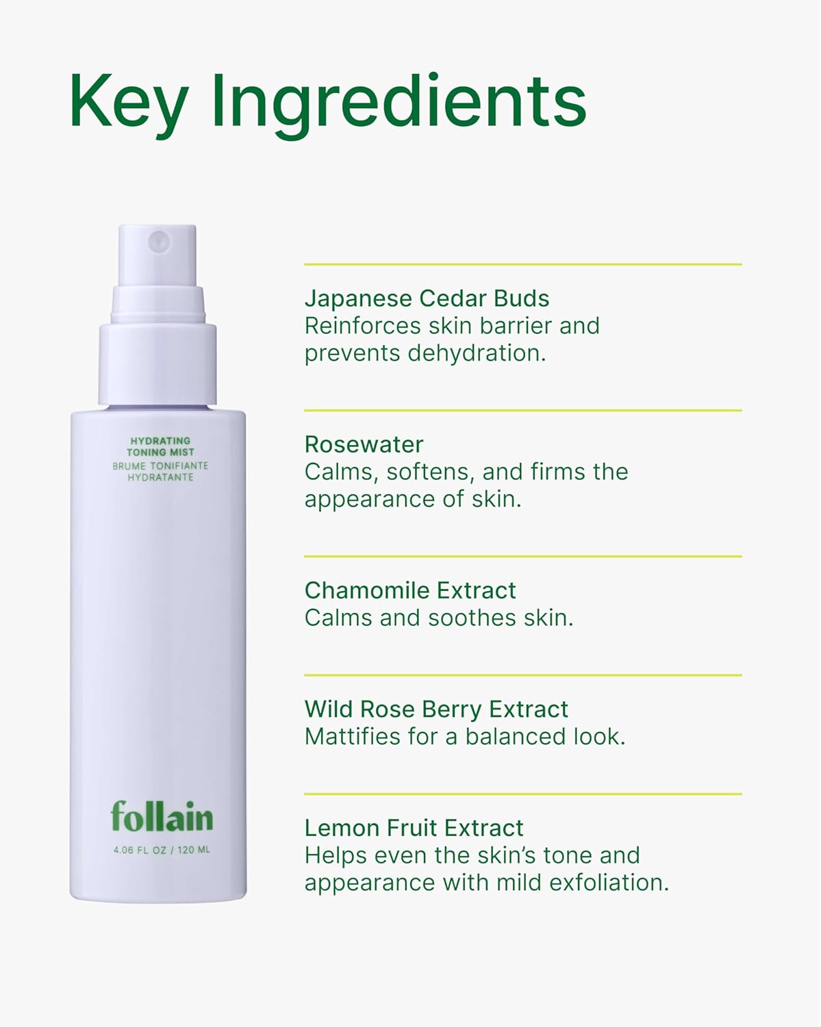 Skiennix Hydrating Toning Mist - Refreshing Facial Spray for All Skin Types | 4 oz