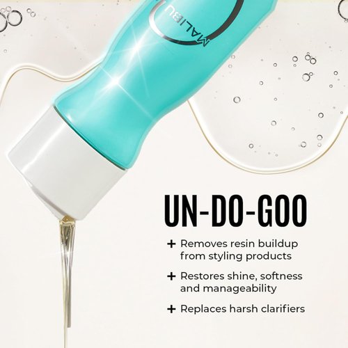 Malibu C Un-Do-Goo Shampoo & Replenish Hair Masque Duo | Clarifying & Deep Conditioning Hair Care (33.8 oz)