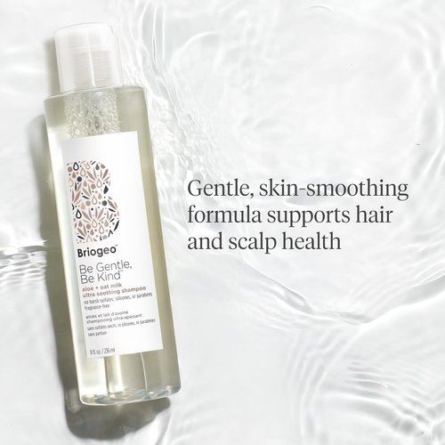 Briogeo Be Gentle, Be Kind Aloe + Oat Milk Shampoo - Fragrance-Free, Ultra Soothing for Sensitive Scalp | 8 fl oz