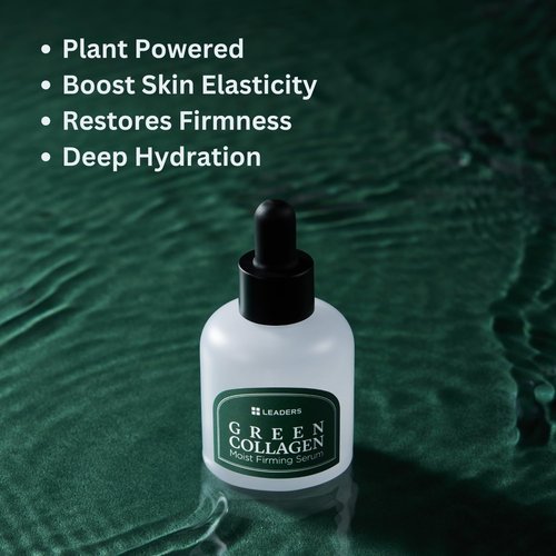 Leaders Green Collagen Serum - Vegan Anti-Aging Moisturizer for Firm Skin | 30ml