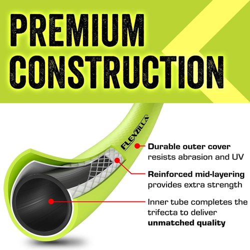 Flexzilla Garden Hose - 5/8" x 50 ft. | Lightweight, All-Weather, Durable & Flexible Design