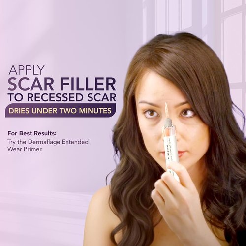 Dermaflage Scar Filler Refill - 4 Applicators for Flawless Skin Coverage