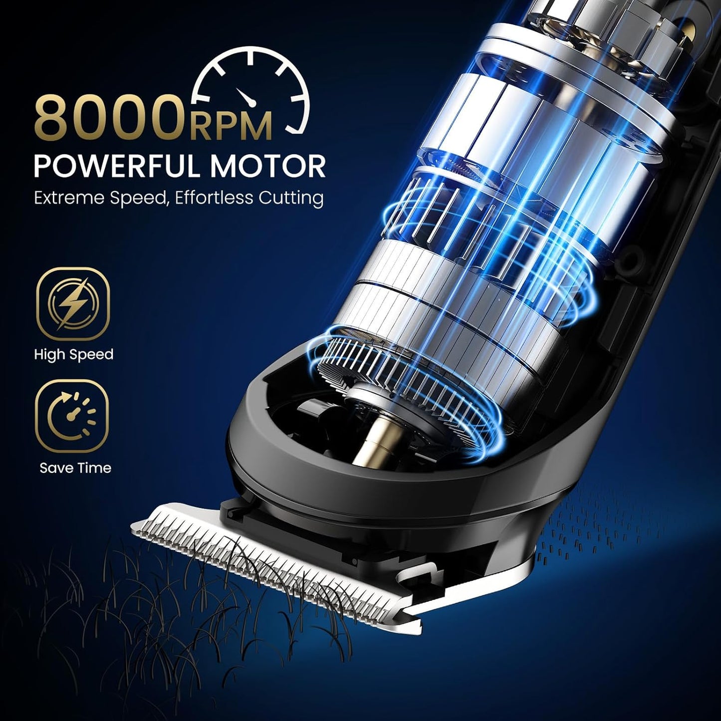 Ufree 3-in-1 Beard Trimmer - IPX6 Waterproof Electric Razor & Hair Clippers | Perfect Gift for Men