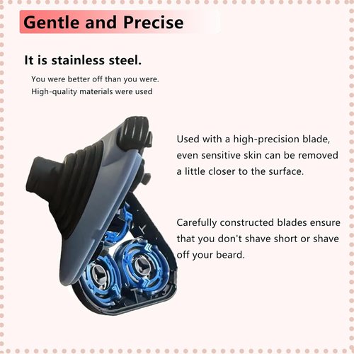 Philips Norelco Replacement Heads - Compatible with 5000X Series Shavers | Fits Models X5000, X5001, X5009, X5101, X5102, X5002, X5003, X5005