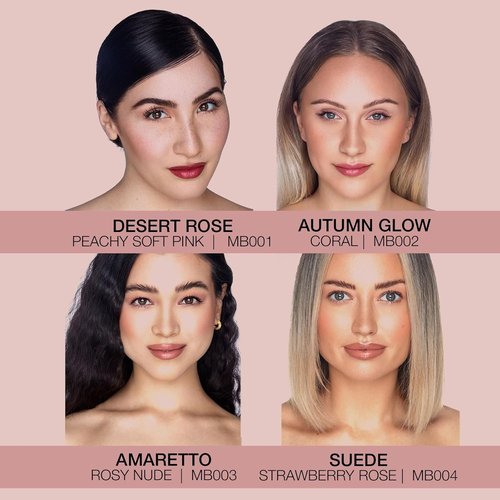 Bellapierre Mineral Blush - Lightweight Loose Powder Cheek Color, Talc-Free & Hypoallergenic - 0.3 oz | Desert Rose