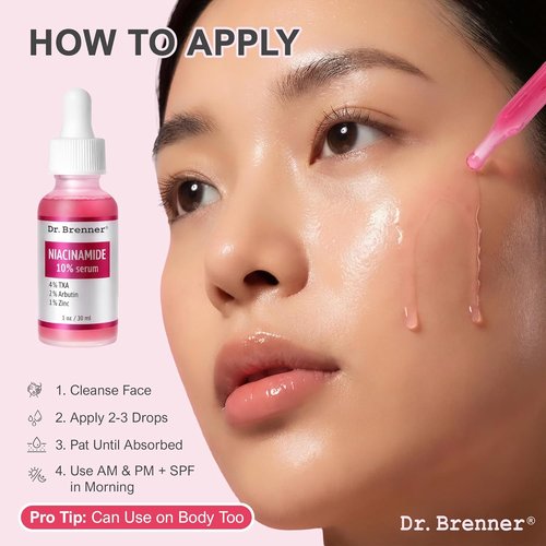 Regine Switzerland Niacinamide Serum 10% - Dark Spot Corrector with TXA, Zinc & Arbutin for Bright, Even Skin