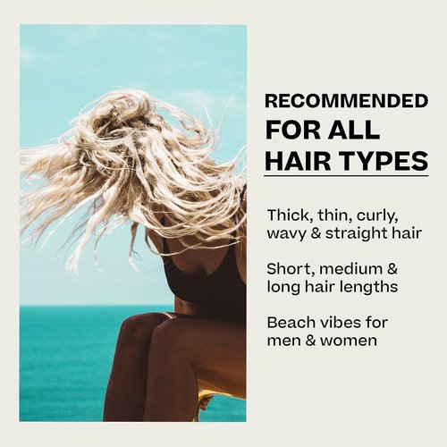 BYRD Sea Salt Surf Spray - Texturizing & Volumizing Coconut Scent for Hydrated, Shiny Hair | 8 Fl Oz