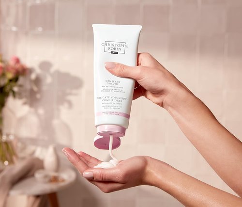 Christophe Robin Delicate Volumizing Conditioner - Rose Extracts for Thin, Fine Hair | 6.7 fl. oz