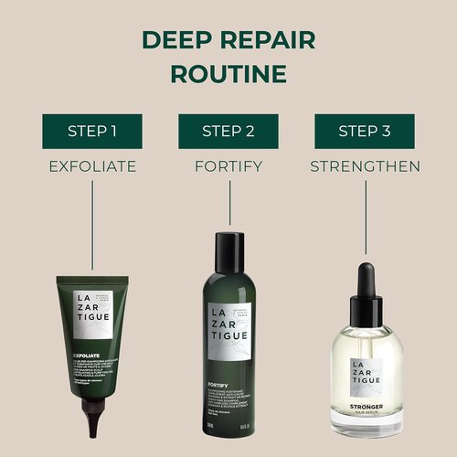 Lazartigue Hair Growth Serum - Volumizing & Soothing Treatment for Thinning Hair | Vegan, 1.7 Fl Oz