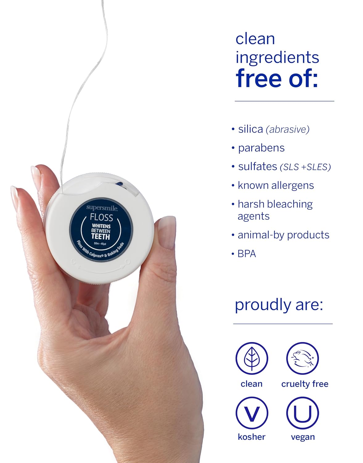 Supersmile Professional Whitening Dental Floss - Brighten Your Smile, 1 Count