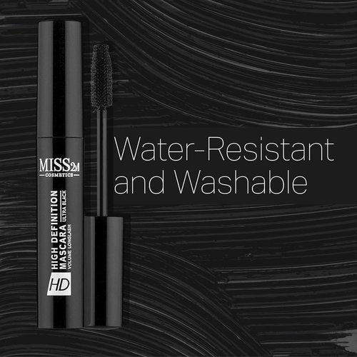 HD Lash Lift Lengthening Mascara for Volume with Washable Ultra-Black Formula | No Flaking, Smudging, or Clumping, 0.24 Fl Oz