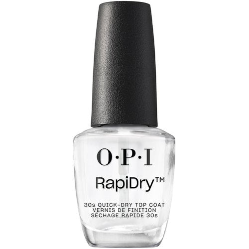 OPI Nail Lacquer Top Coat - Clear Nail Polish for High Shine & Long-Lasting Protection | Quick Drying, Chip Resistant
