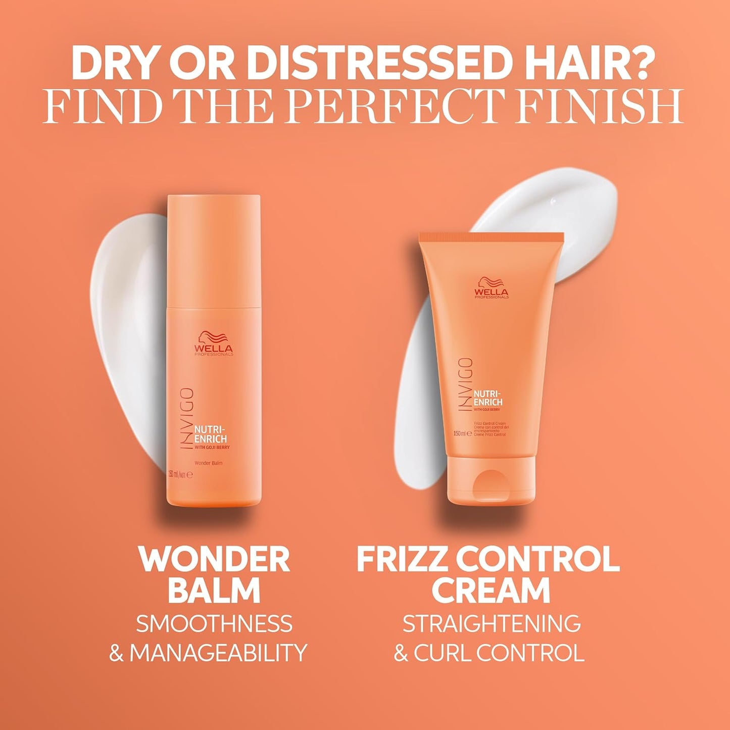 Wella Professionals Invigo Nutri-Enrich Conditioner - Deep Nourishing Formula for Dry Hair | Enriched with Goji Berry