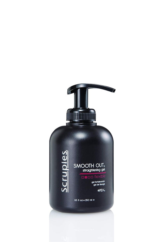 Scruples Smooth Out Hair Straightening Gel - Shine Enhancing Frizz Control for All Hair Types | 8.5 oz