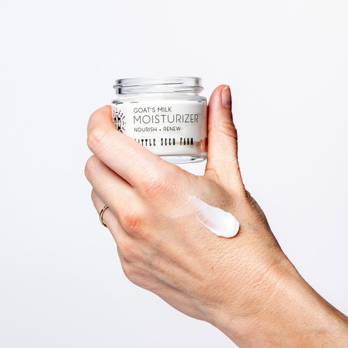 Little Seed Farm Goat's Milk Face Moisturizer - Organic All-Natural Cream for Hydration - 2.0 Ounce