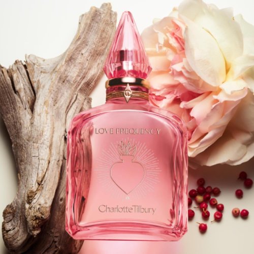 Charlotte Tilbury Love Frequency Eau De Parfum - Floral Pheromone-Enhancing Perfume with Patchouli Musk & Rose Notes