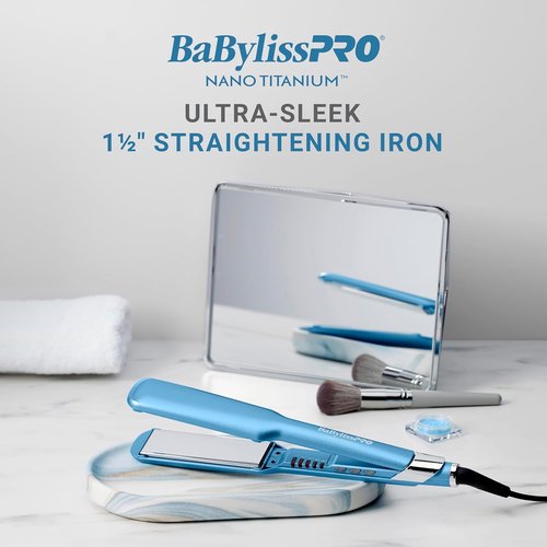 Nano Titanium Ultra-Sleek Hair Straightener, Flat Iron for All Hair Types